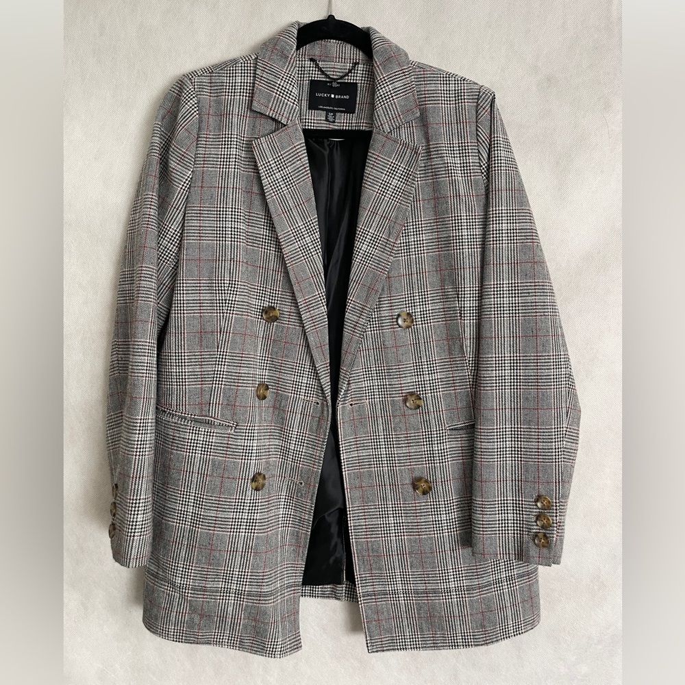 Lucky brand plaid blazer